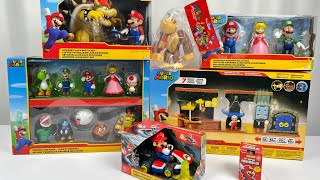 Super Mario Bros Unboxing Toys Review L Super Mario Playset Collection