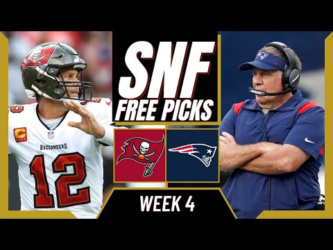 Sunday Night Football (NFL Week 4) BUCS vs PATRIOTS | SNF Free Picks & Odds