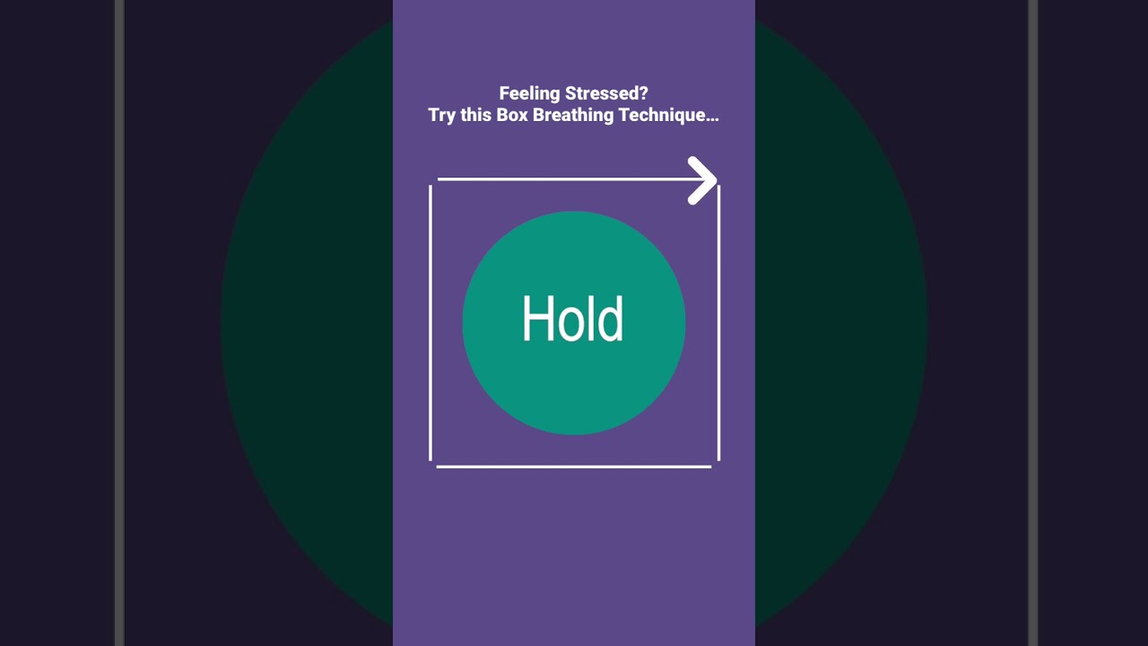 Feeling Stressed Try This Box Breathing Technique 