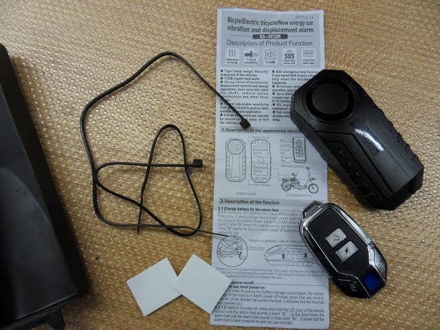 An alarm system for a moped!? - YouTube