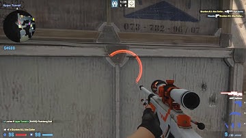 CS:GO Surviving CT Push on Dust2 (B tunnels)