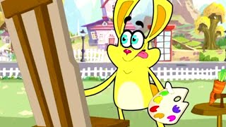 tik tak tail bunny the artist cartoon compilation cartoons for children wildbrain cartoons