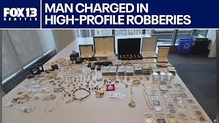 Seattle man charged in string of high-profile robberies