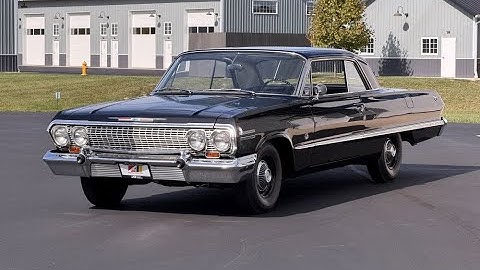 1963 Chevrolet Impala Sport Coupe 409 4-speed Driving video for Bring a Trailer