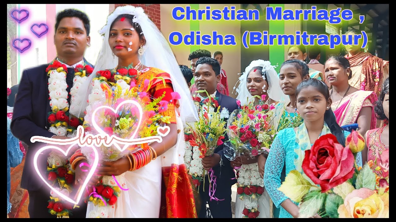 Christian marriage in Birmitrapur church Christian marriage vlogs