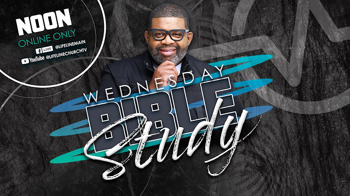 Noon Bible Study With Pastor Reggie | July 16th @ Noon