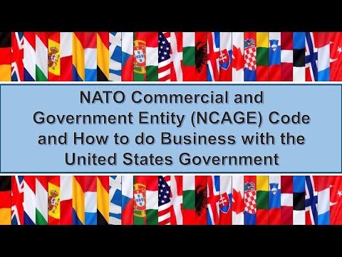 How to obtain a NATO Commercial and Government Entity (NCAGE) Code