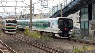 横須賀線普通大船行きE235系0663SJ06+E235系F30と特急鎌倉号鎌倉行きE257系8067M、上野東京ライン普通小田原行きE231系1535EK09+E231系S07！【JR戸塚駅、遅延】