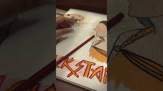 Rock star #art #jordan #myartistlife #rocstarmovie #ytshorts