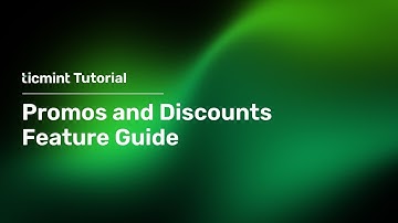 Ticmint Promos & Discounts Feature Guide | Boost Ticket Sales Easily