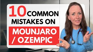 NEVER do these on mounjaro or ozempic GLP1s from a doctor | Common mistakes