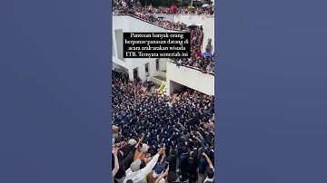 Wisuda ITB semeriah ini #shorts  #shortvideo #motivation #podcast #reaction