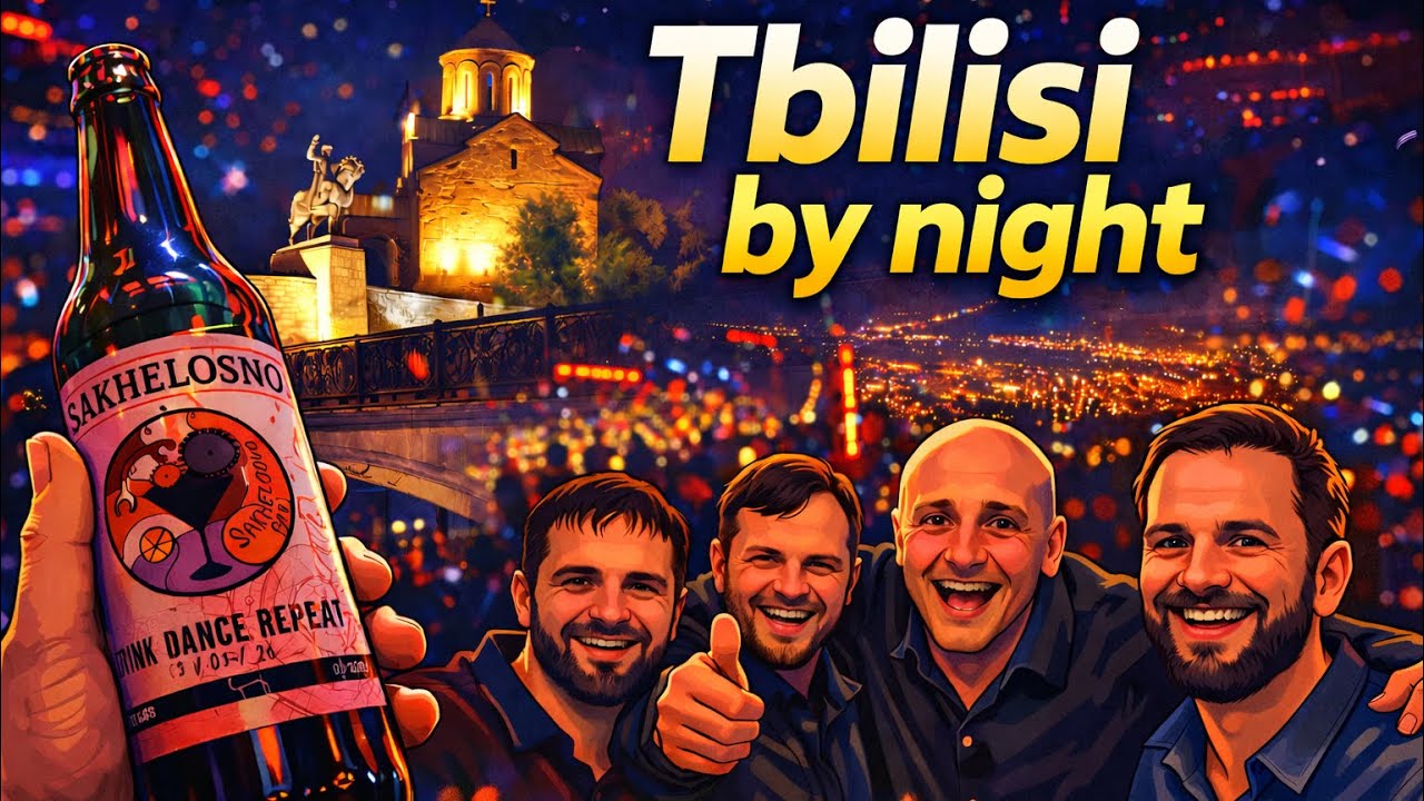 What happens when the sun goes down in Tbilisi?