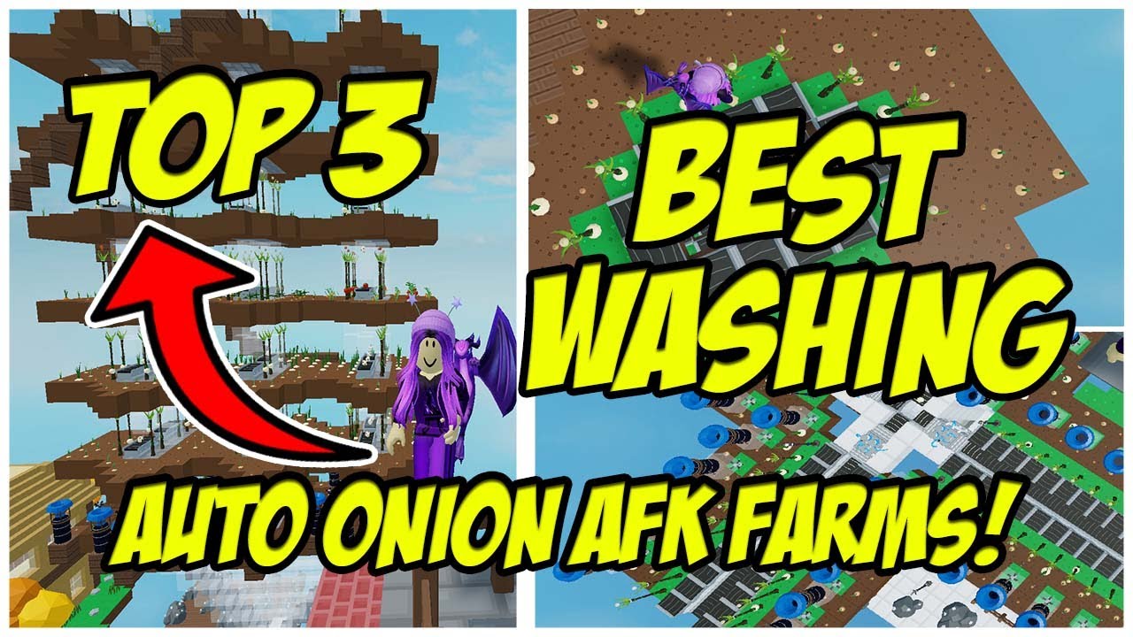 Top 3 Best Auto Onion Farms With Industrial Washer Sprinklers Super Efficient Ep4 Youtube - roblox skyblock washing machine