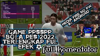 cara main game sepak bola ful komentator di android terlengkap ppsspp