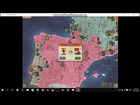 World Conqueror 2| Conquest| Spain 1939|Gameplay #1