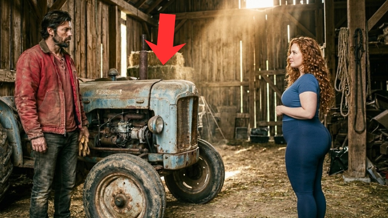 Poor Single Dad Fixes Rusty Old Tractor… until the Millionaire Shows Up!