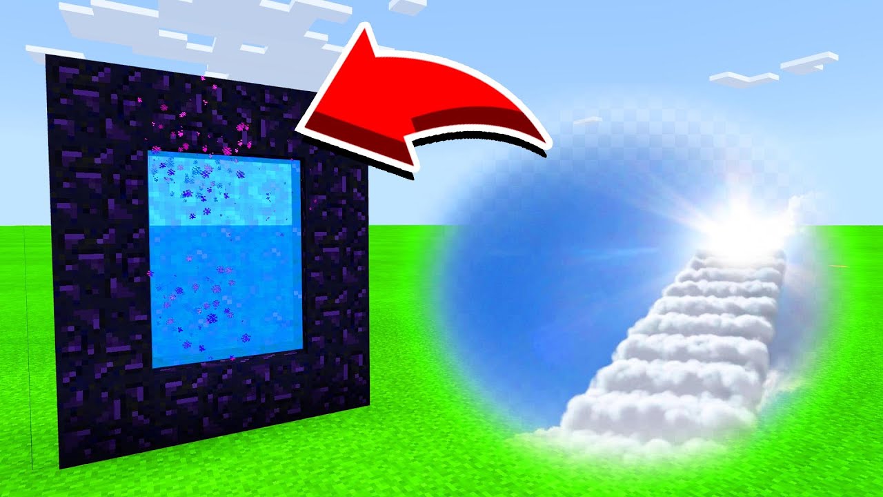 how to build portal to heaven in minecraft