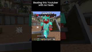 Sliming out this youtuber without heals. @CadeMC #minecraft #mcpvp