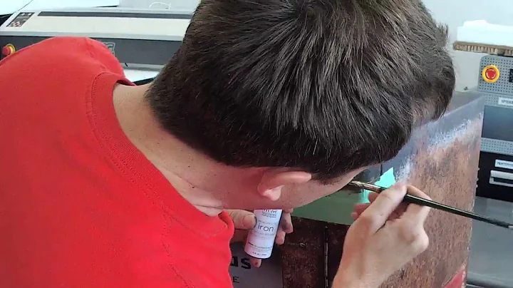 Modern Masters Metal Effects Iron Paint & Rust Activator Kit Mini fridge handle part 2 Rm wraps 2018