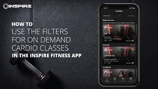 How to Use the Filters for the On Demand Cardio Classes in the Inspire Fitness App screenshot 2