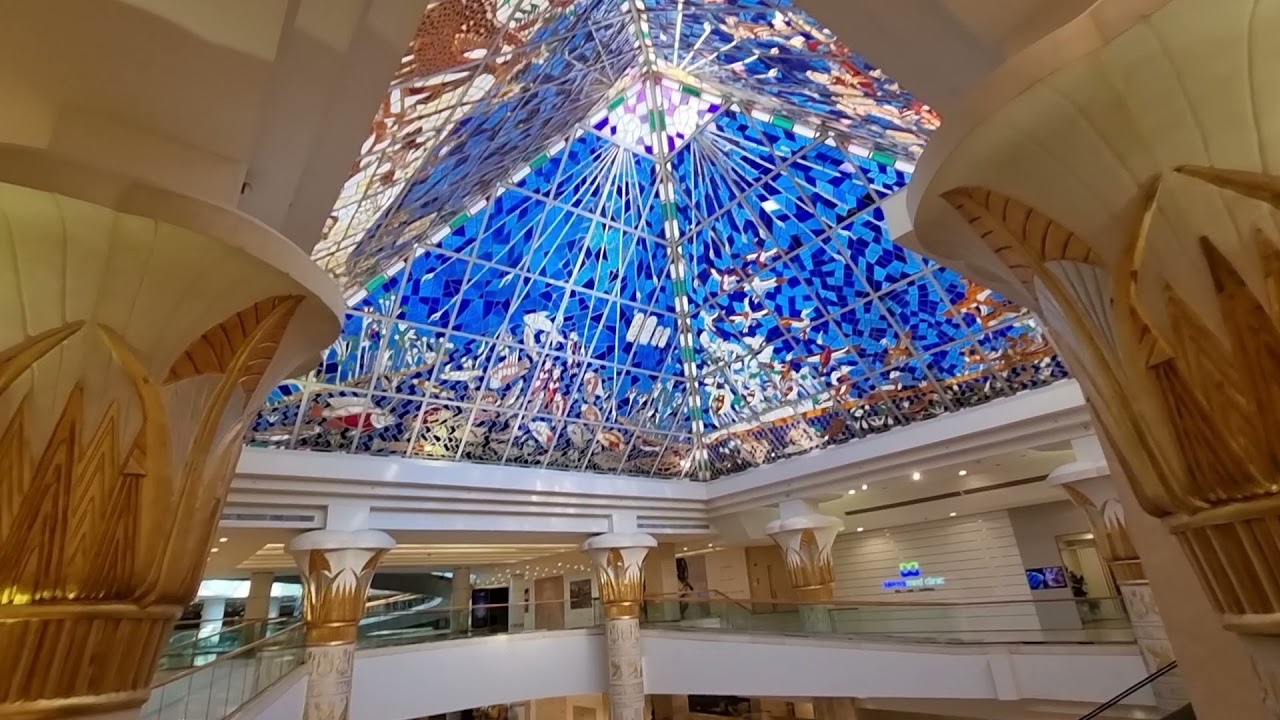 Dubai UAE walk tour: Explore WAFI CITY Shopping Mall in Umm Hurair 2 District