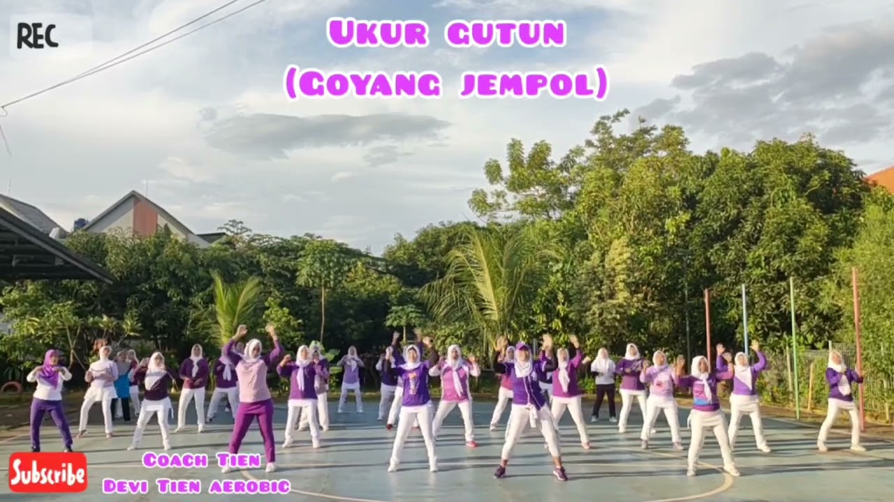 Ukur gutun ( goyang jempol) || Versi senam || Tiktok viral || by coach tien #soundviraltiktok #senam