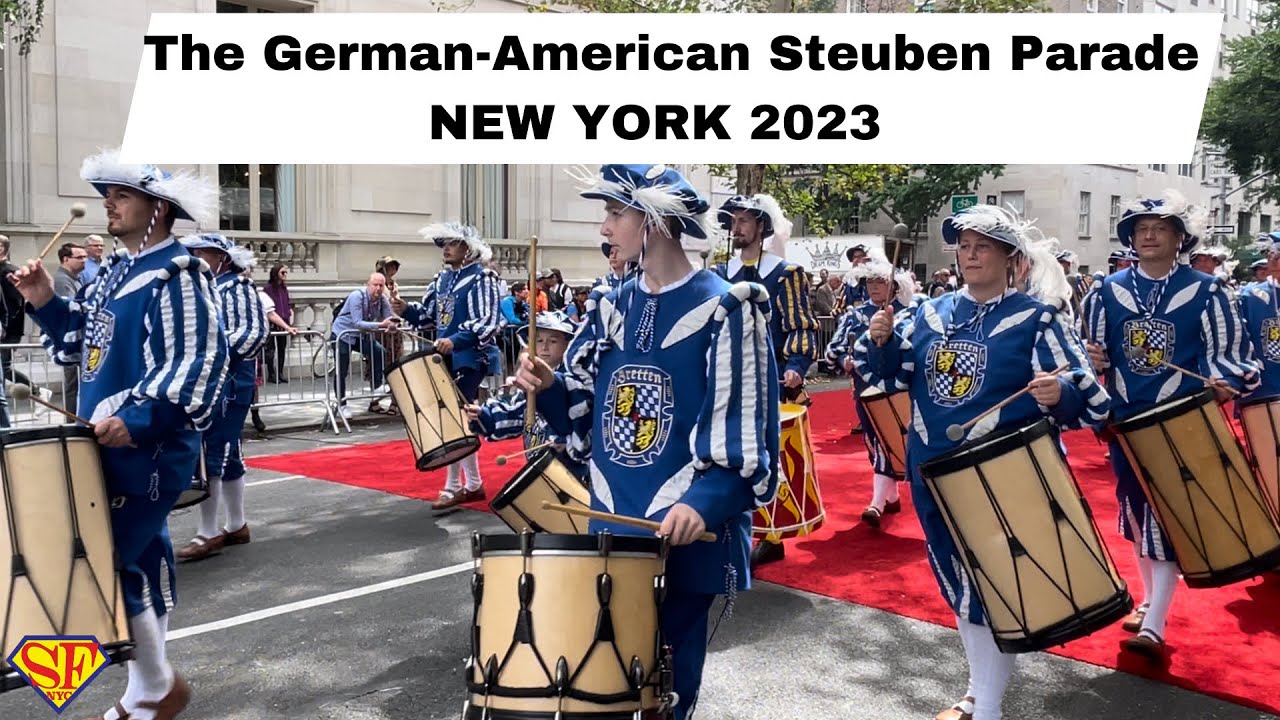 🇩🇪 The German-American Steuben Parade New York 2023 - YouTube