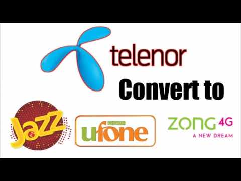 How To Convert Telenor Sim To Other Networks | How To Convert Any Sim To Other Network
