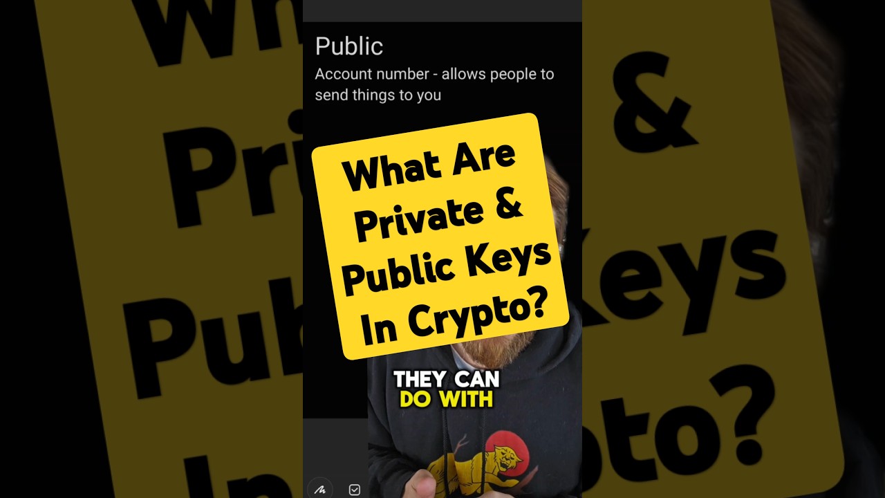 What are Public and Private Keys in Cryptocurrency? #crypto #blockchain  #technology - YouTube