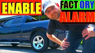 AlfaOBD Dodge RAM Enable Factory Alarm Full tutorial