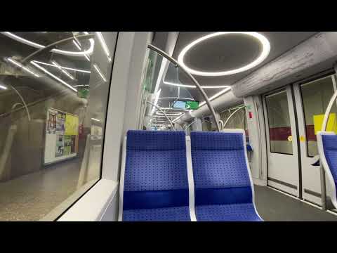 Hauptbahnhof to Scheidplatz | Riding the Munich U-Bahn U2 Line Train!
