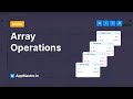 AppMaster.io Docs: Math, Array Operations