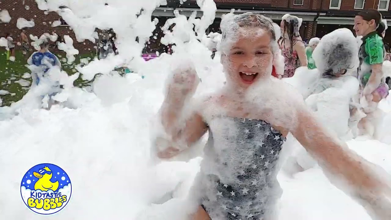 DIY Foam Machine FILLED Our Backyard 