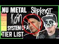 NU METAL Bands Ranked Best To Worst (Tier List)