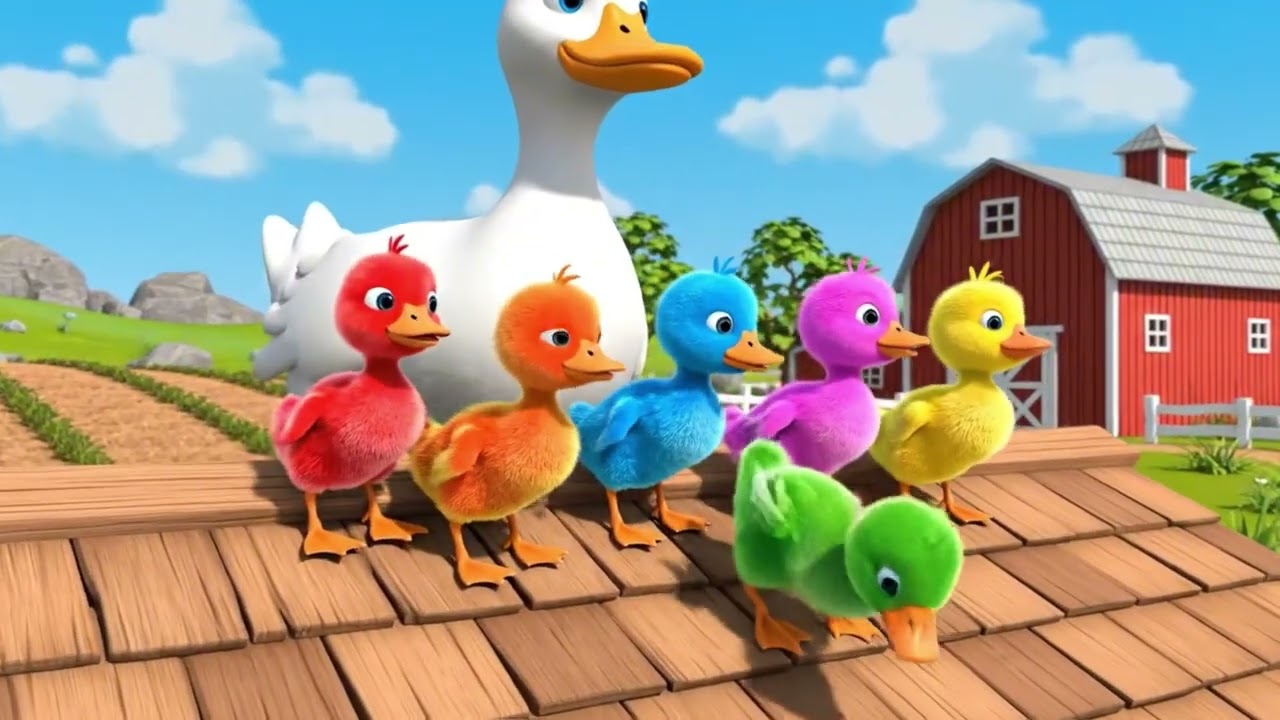 Five Little Ducks - Kids Song - Nursery Rhymes