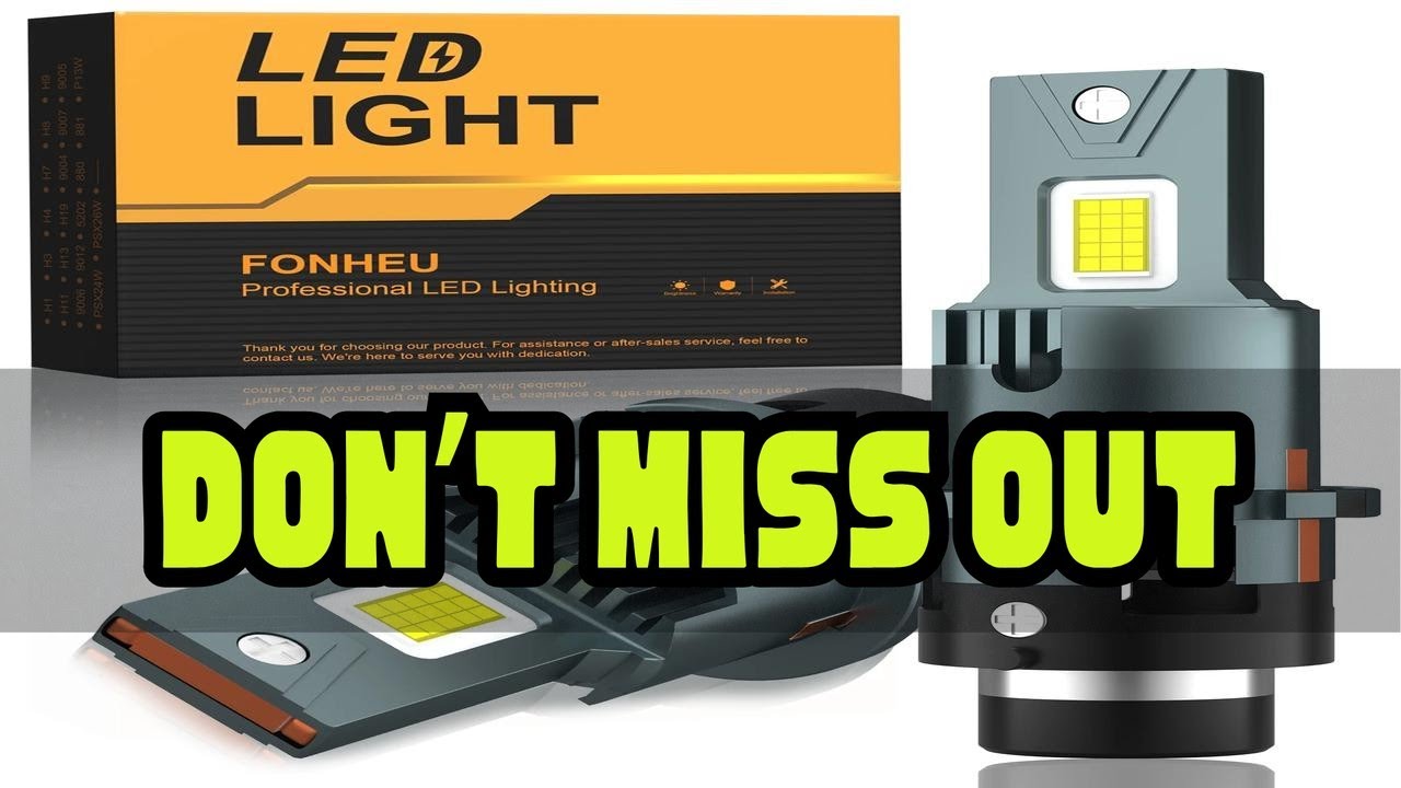 2x Brand New D2S D4S LED Headlights Canbus D2R D4R Turbo LED Auto Bulbs Two-sided 120W 6500k 30000l