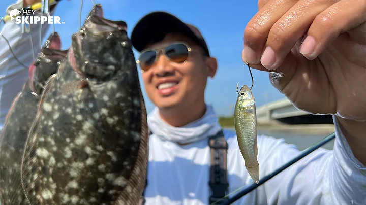 Catching Flounders for Beginners! Fishing Rigs, Ba...