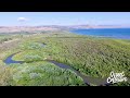Droning the JORDAN RIVER into the SEA OF GALILEE