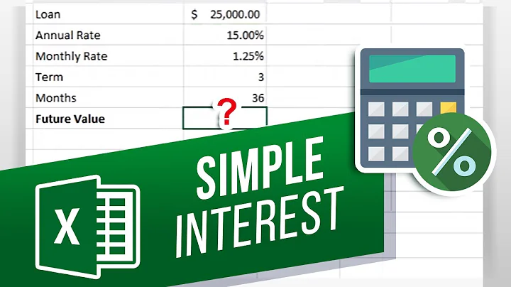 How to Calculate Simple Interest in Excel | Future Value based on Simple Interest