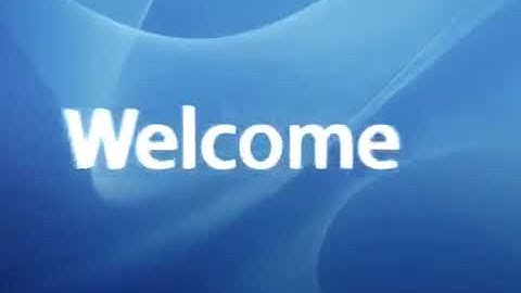 Mac OS X 10.3 Panther welcome intro video