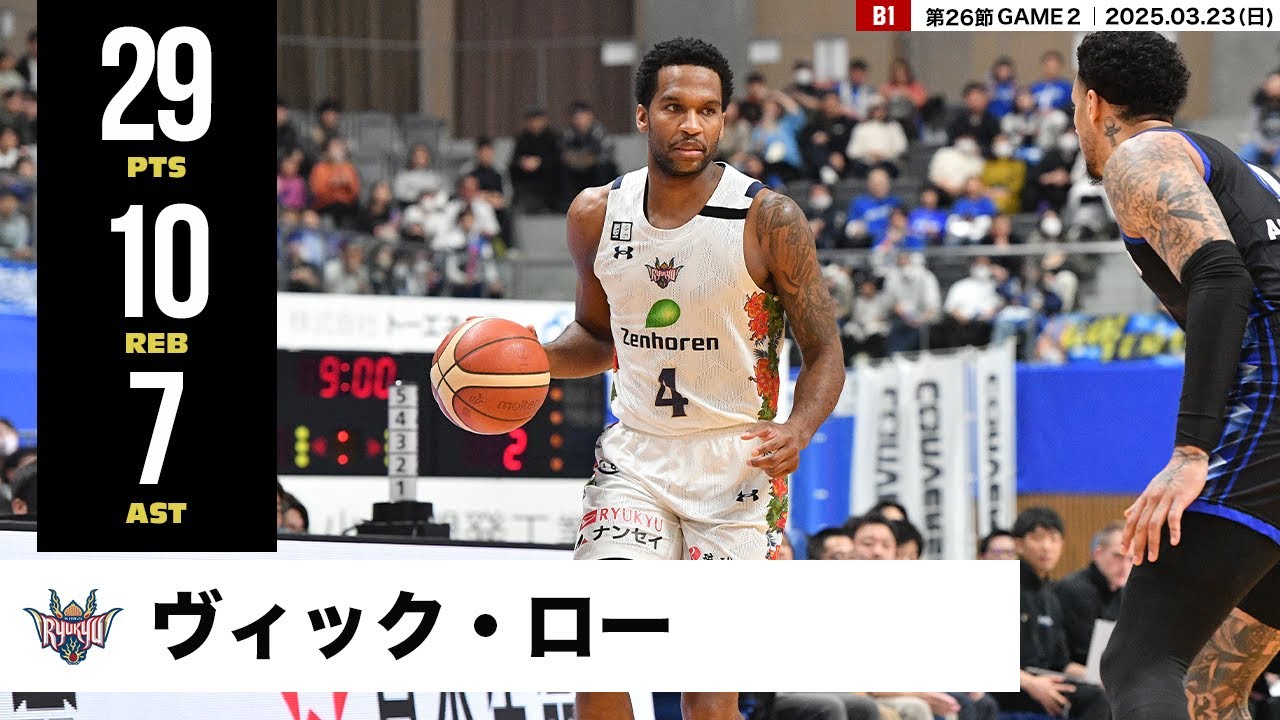 Bリーグ　ヴィック・ロー選手 ヴィック・ロー | B.LEAGUE（Bリーグ）公式サイト