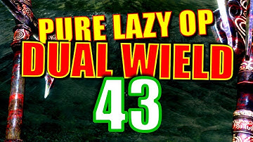 Skyrim Pure Lazy OP Dual Wield Walkthrough Part 43: Frostmere Crypt, Fort Dunstadt