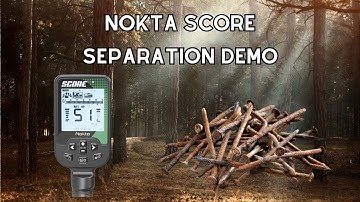 NOKTA SCORE Separation Demo - Metal Detecting