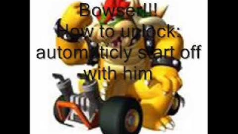 Mario Kart DS All Characters & How To Unlock Them!