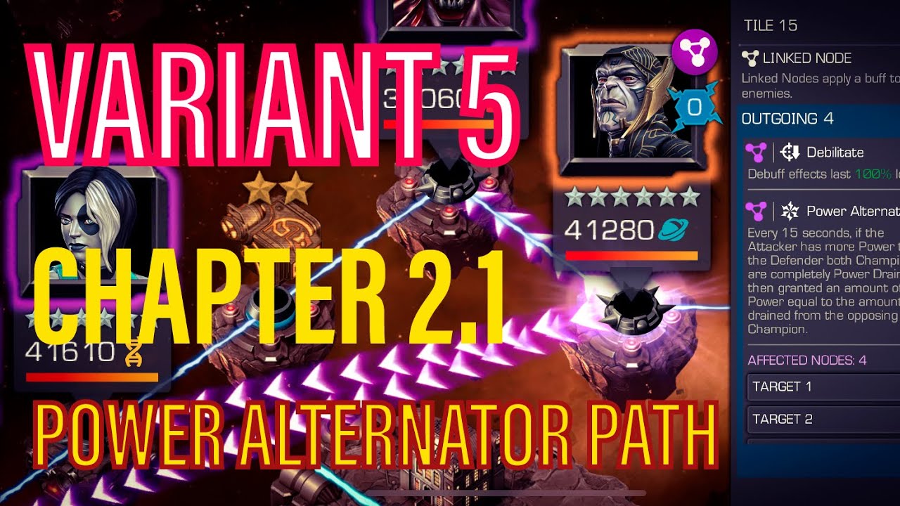 Variant 5.2.1 Power Alternator Path | Marvel Contest Of Champions