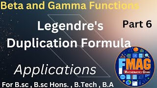 Beta and Gamma Functions | Part 6 | B.tech | B.sc Hons. | B.sc | B.A