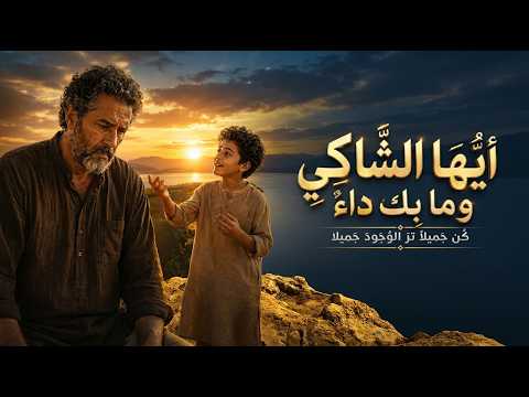 أيها الشاكي وما بك داء ك ن جميلا ترى الوجود جميلا