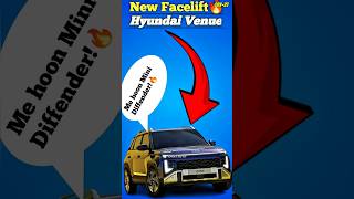 Auto Gyaan#27:"Hyundai Venue 🚗 Facelift🔥 2025! #shorts #newlaunch