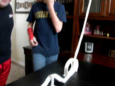 Paper Roller Coaster Science Project 2010